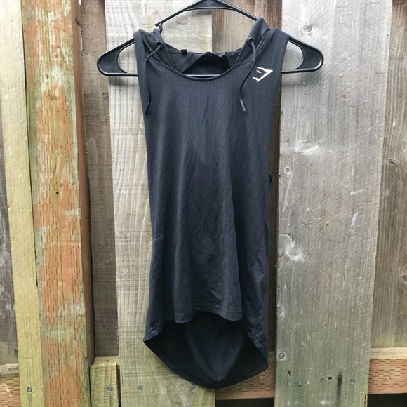 Gymshark Tops - Gymshark mesh sleeveless hoodie